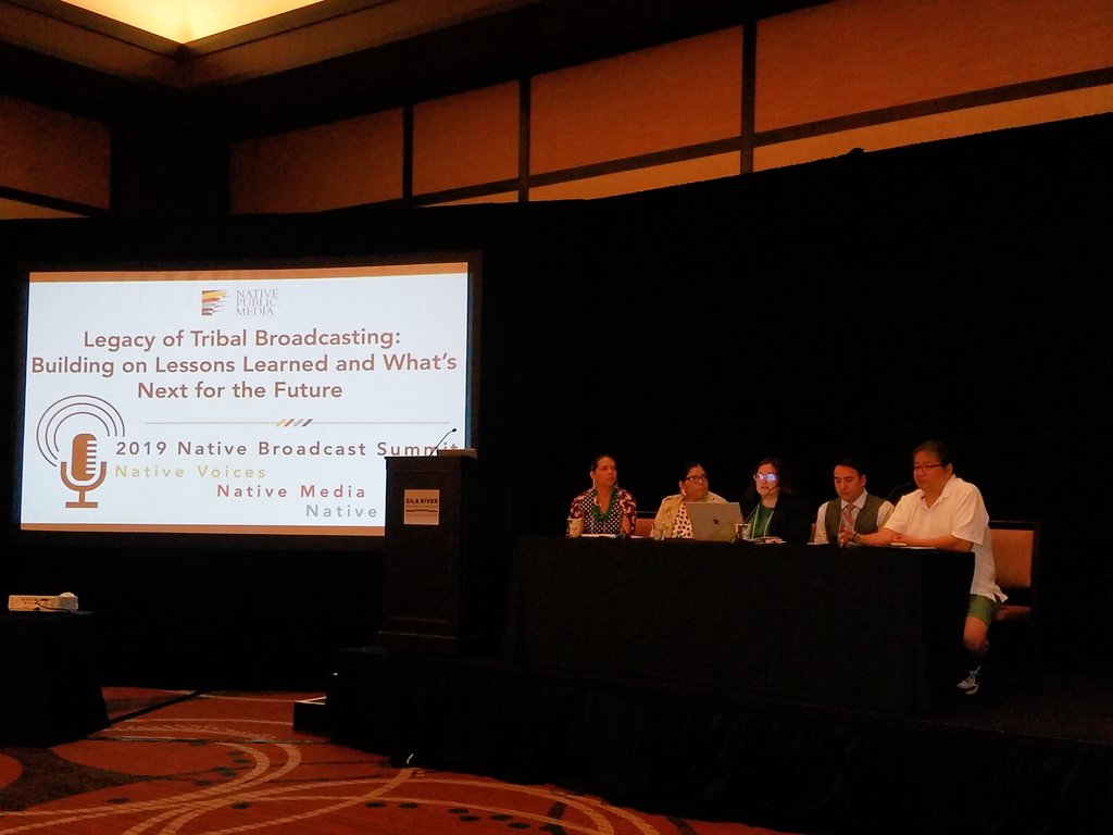NFCB's tweet image. Hearing about the struggle for #NativeMedia at #2019NBS. #NativeTruths #NativeVoices