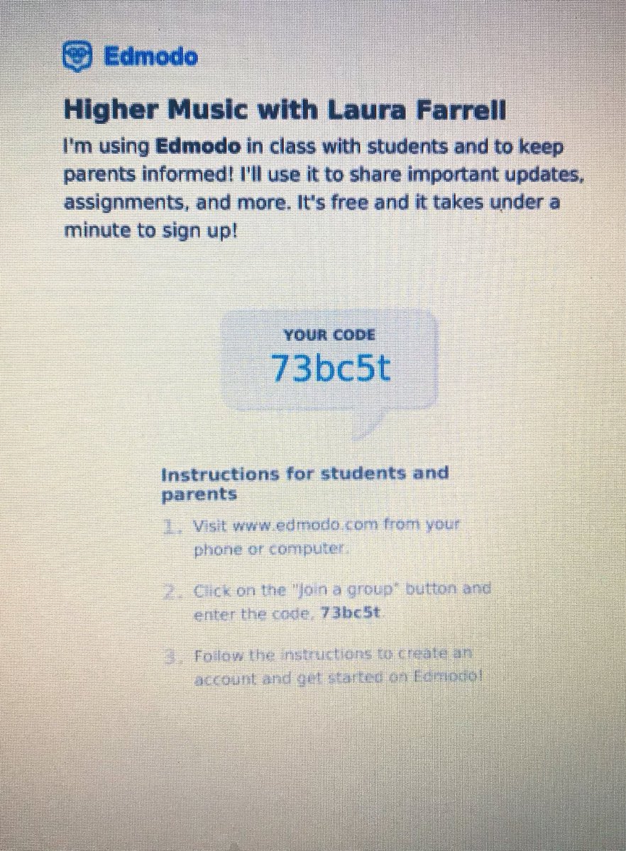 Mrs Farrell STA (@mrsfarrelldht) on Twitter photo ❗️<a href="/HolyroodSec/">Holyrood Secondary</a> Team Higher Music: reminder to come in at 10.30am on Fri for exam prep and 🍕 at 12pm before exam at 1pm, on us 🙌🏻 Also, I’ve uploaded more revision material to our Edmodo class 🤓🎼👌🏻❗️ ❗️<a href="/HolyroodSec/">Holyrood Secondary</a> Team Higher Music: reminder to come in at 10.30am on Fri for exam prep and 🍕 at 12pm before exam at 1pm, on us 🙌🏻 Also, I’ve uploaded more revision material to our Edmodo class 🤓🎼👌🏻❗️