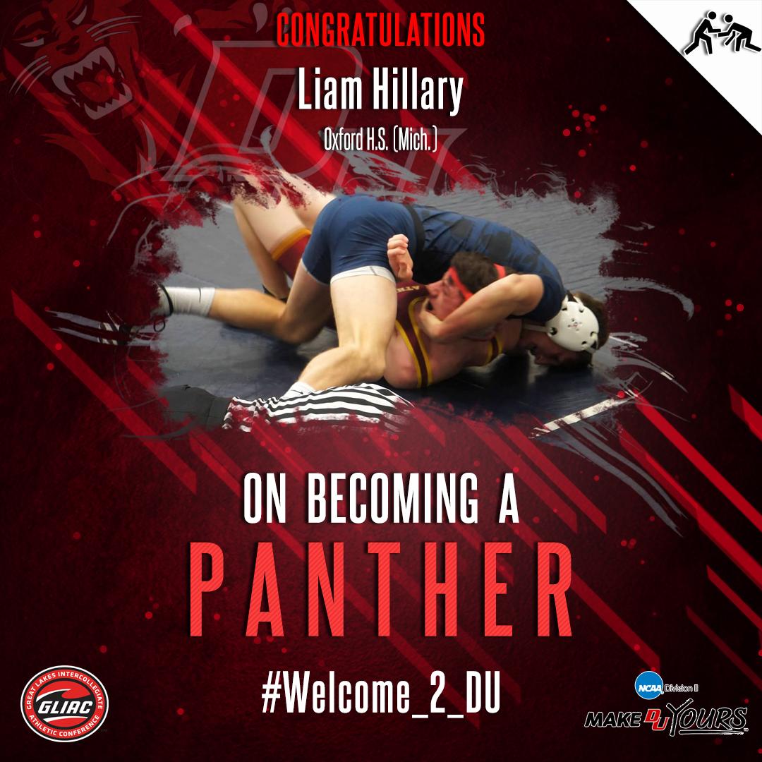 DU_Wrestling's tweet photo. Welcome aboard Liam Hillary!! https://t.co/azZXXLty7H