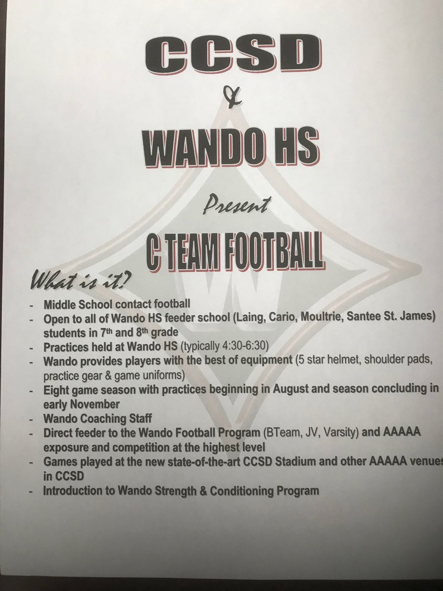 Wando Warrior Football tweet media