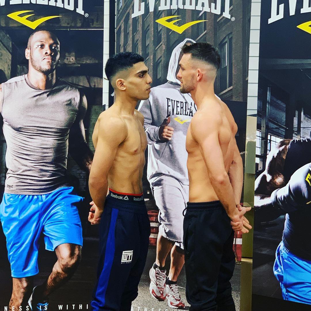 StAndrewsSC's tweet photo. We have a fight 🥊🥊 both Kash Farooq and Kyle Williams making the weight. Tune in tomorrow from 11pm to the @BBCScotland Channel 🏴󠁧󠁢󠁳󠁣󠁴󠁿 @FarooqKash @92kaw #BritishTitleFight #Bantamweight #BritishBoxing #SASC https://t.co/X2G9ElMv5T