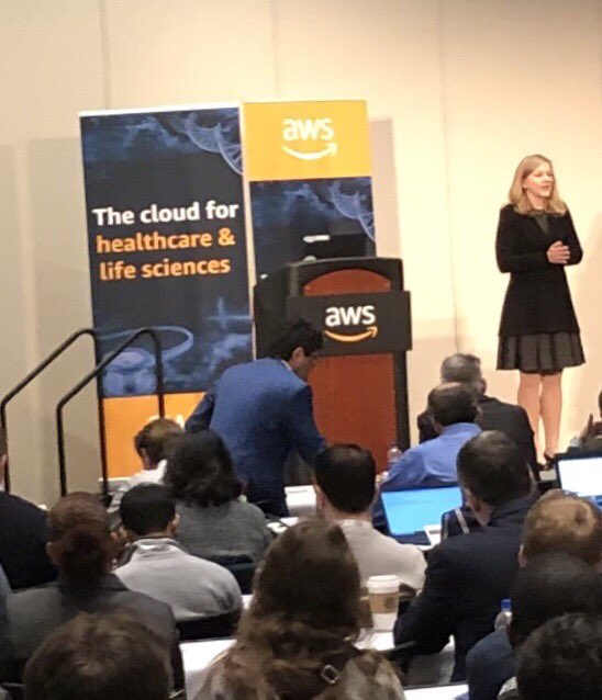 CharlieHealthIT's tweet photo. AWS Healthcare and Life Sciences Symposium kicking off in Boston this morning. @awscloud #healthcareIT https://t.co/UTsSqk3nmL