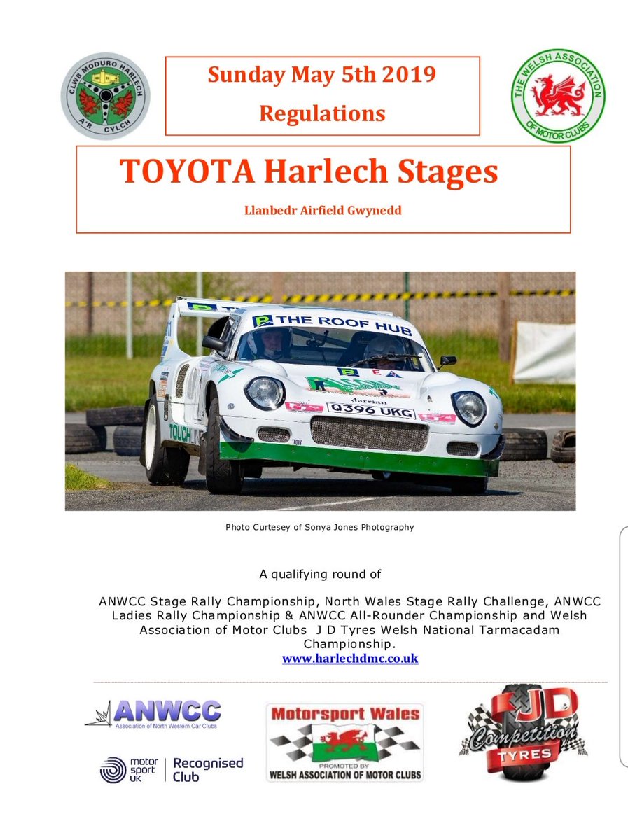 WelshAssocMC's tweet image. In 2018 and 2016 the winners of #ToyotaHarlechStages have become champions of the #JDTyresWAMCtarmac championship. Have you entered yet ? harlechdmc.co.uk
@HDMotorClub @ourmotorsportuk 
@DailyPostSport @CambrianNews @MNmotorsport