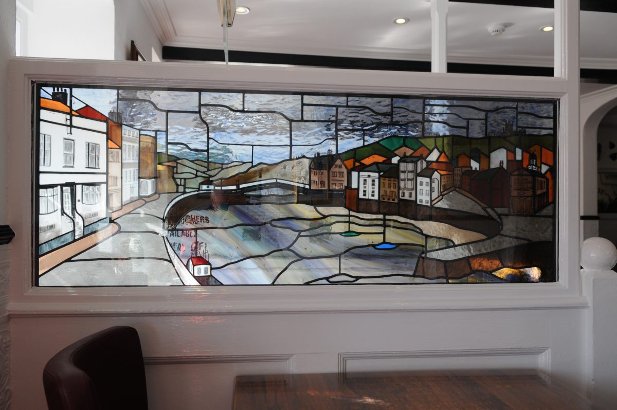 themagpiecafe's tweet photo. Have you spotted our wonderful @DaedalianGlass stained glass as you enter the restaurant?

Here's a little more info:
https://t.co/aFv9gdi8Kv 

#magpie #whitby #seafood #fishandchips #stainedglass https://t.co/02gzd9U2UU