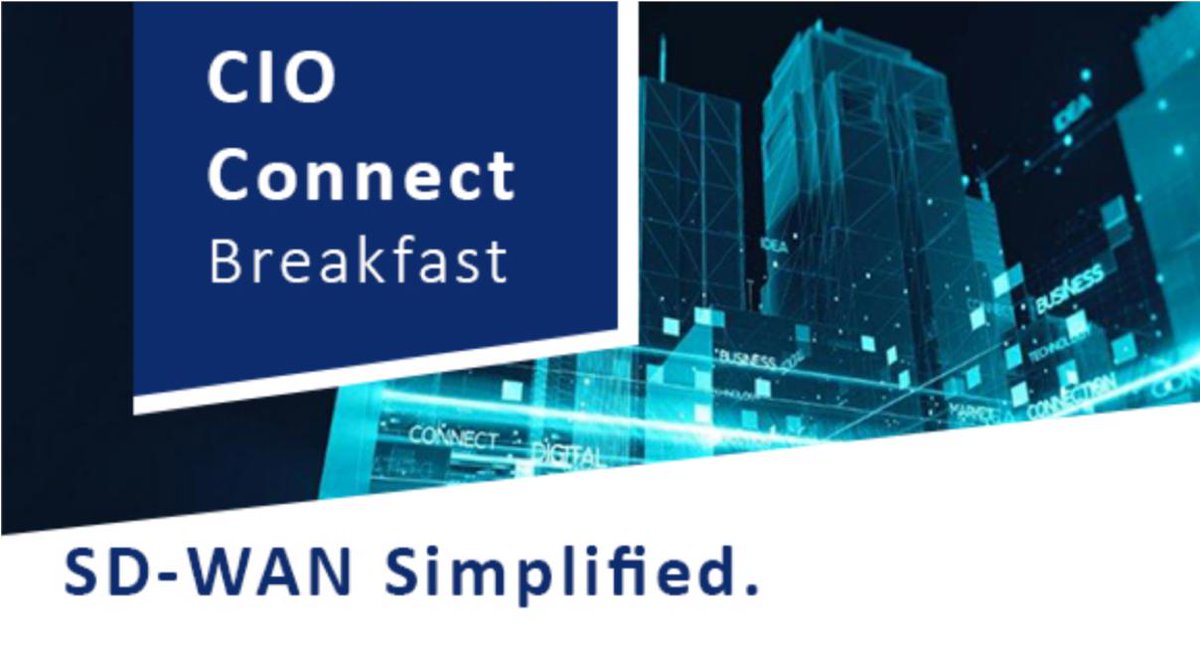 eohsolve's tweet photo. We're excited to host our CIO Connect Breakfast tomorrow where we'll demystify the hype around SD-WAN.
#EOHConnect https://t.co/3A0eAaEYqG
