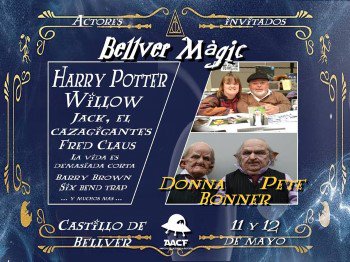 aacf_145's tweet photo. Aquí os presentamos a nuestros invitados Donna y Pete Bonner! Estaran con nosotros en Bellver Màgic el 11 y el 12 de mayo. Han participado en películas como Harry Potter, Willow, Jack el Cazagigantes...
#HarryPotterFansMallorca
#BellverMagic
#DonnayPeteBonner https://t.co/KH7hpiquep