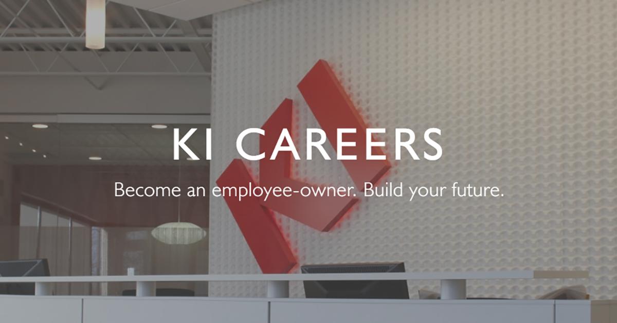 KItweets's tweet photo. At KI, we’re not just creating great furniture. We’re designing the spaces where life happens. Check out our current openings! https://t.co/UlZmdUp4qO #careeropenings #wimanufacturing https://t.co/uYdBAyZBiO