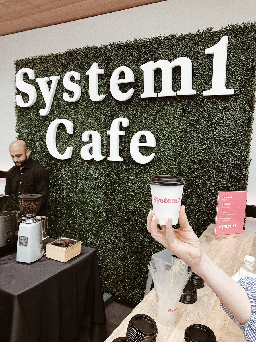 Shout out to <a href="/System1Research/">System1</a> for keeping us fueled at #IIeXNA! 

@GreenBook #iiex #insights #coffeeislife
