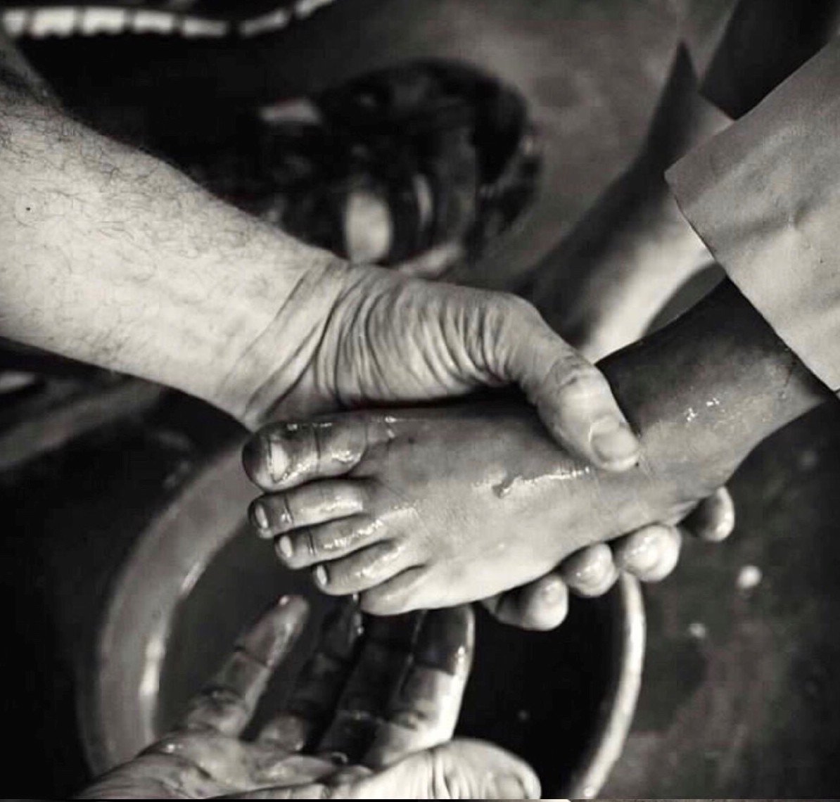 "I took off barely held together, 3 sizes too small shoes of a young girl. After giving her a new pair, she hugged me. A language barrier existed, but her embrace spoke volumes. The shoes meant she could go back to school. She was grateful for her education."