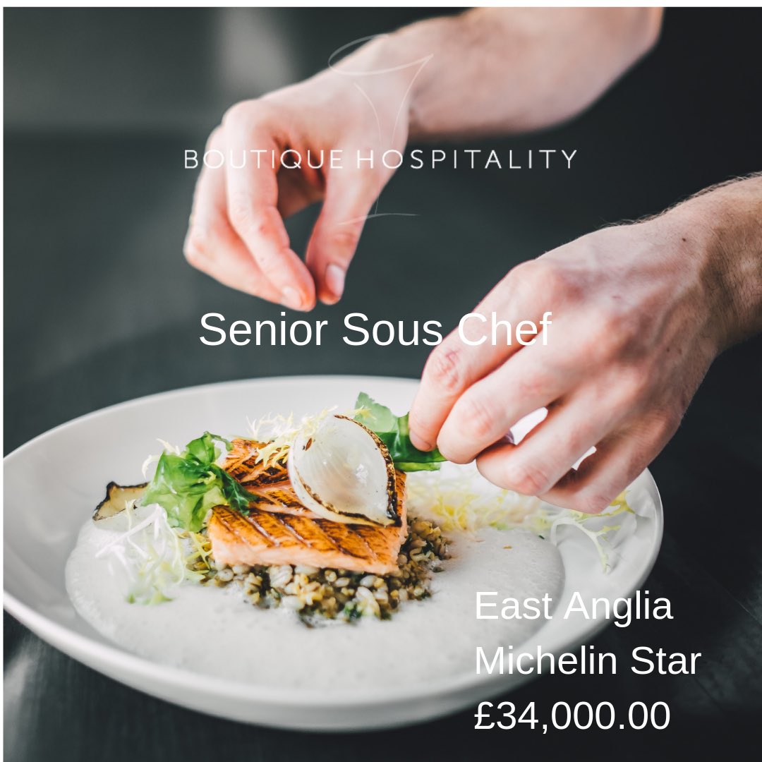 missabbiehart's tweet photo. We are recruiting for a Senior Sous for a top Michelin star restaurant in East Anglia! This is an amazing opportunity in a great team!hello@BoutiqueHospitalityuk.com #boutiquehospitality #hospitalityrecruitment #chefjobs #michelinstar #michelinstarchefs https://t.co/EqOe39zuFL