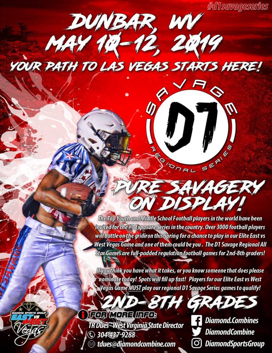 See how your athlete matches up against other top players around the country at our regional events! Earn your spot in the 2020 Las Vegas Diamond Elite East vs West game! Message me for details... #d1savage