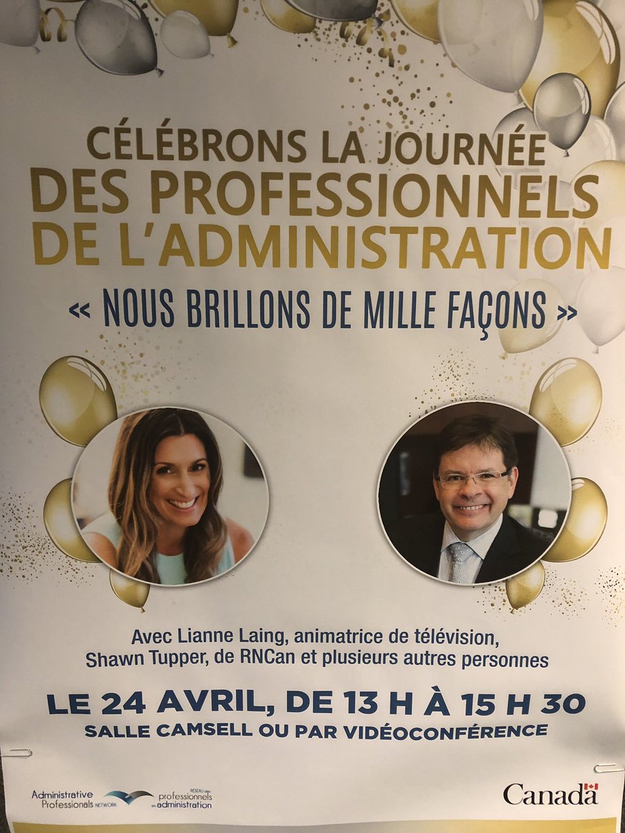 ShawnTupper's tweet photo. Bonne journée des professionnels de l’administration! J’ai hâte de participer à l’évènement de reconnaissance de #RNCan. https://t.co/OTQcadiQyt