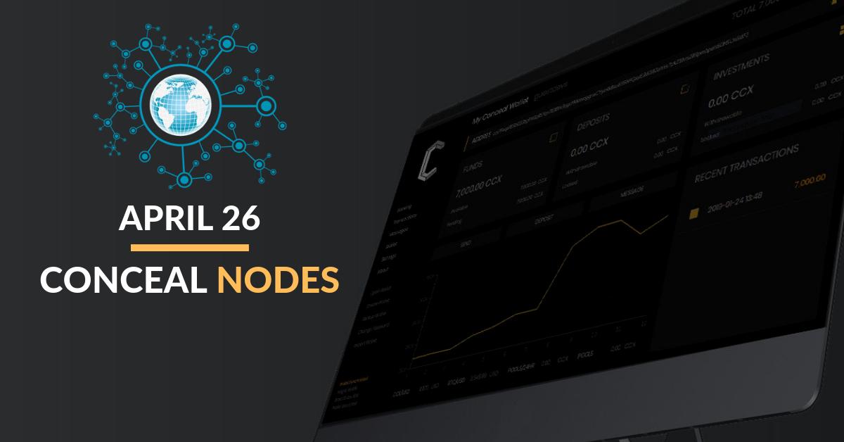 Another milestone, another accomplishment. We are proud to announce the release of Conceal Smart Nodes on April 26! Stay tuned.