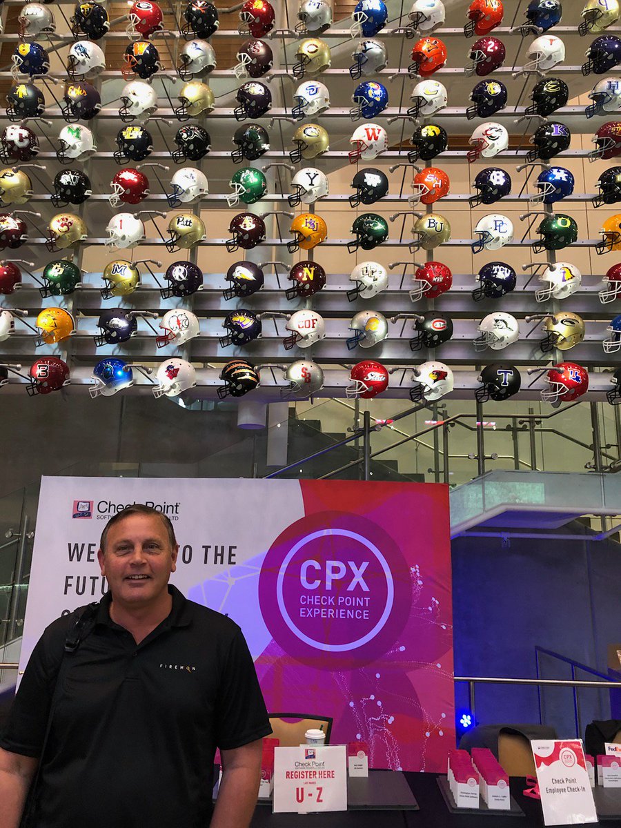 FireMon's tweet photo. A hearty "good morning" to our followers! Come see #TeamFireMon at the College Football Hall of Fame talking #cybersecurity at #CPXAtlanta. https://t.co/3UbKG34lTC
