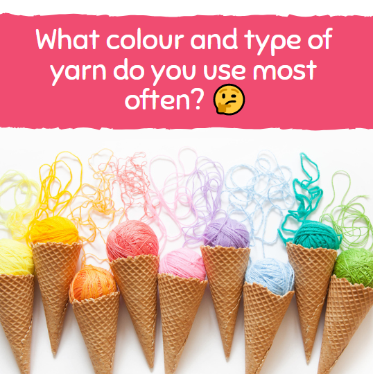 makeandsewtoys's tweet photo. Sharing time, crocheters! What colour and type of yarn do you think you use most often? Chunky pink? Light 4-ply green? 🤔 https://t.co/68dBbVwlQT