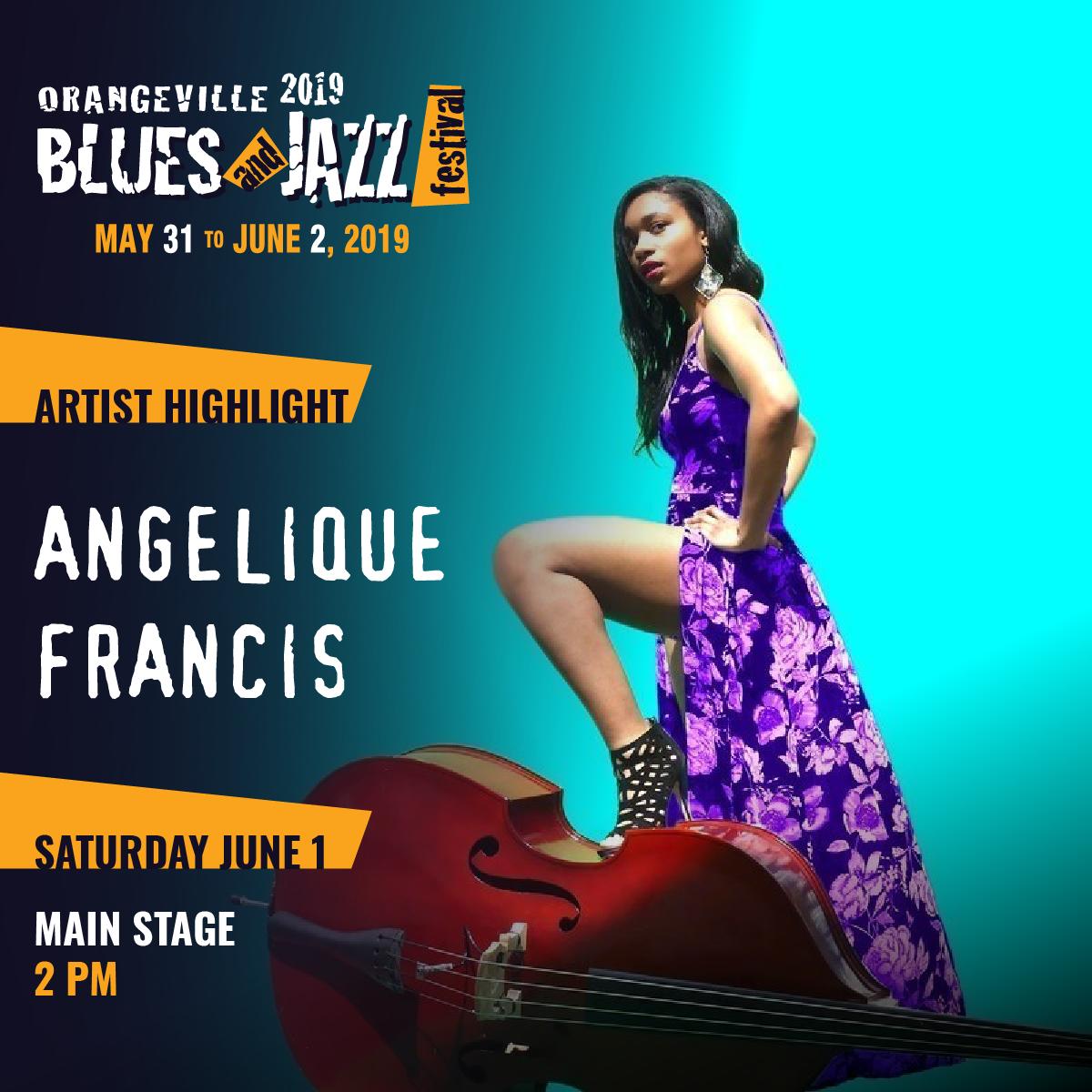 OvilleBluesJazz's tweet photo. Angelique Francis will be on the Main Stage Saturday of the festival at 2pm!
#Orangeville #OrangevilleBluesJazz #OBJF #OBJF2019 #Jazz #Blues #LiveEntertainment #LiveMusic #BluesCruise #AntiqueCarShow #VintageCars https://t.co/KoQC8JXLY5