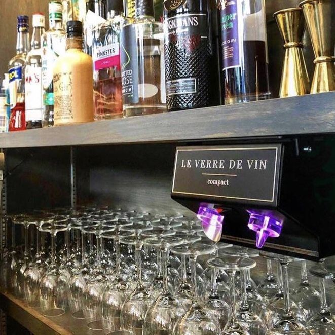 Very excited to see our new #LeVerredeVin compact system installed and ready to serve! Thank you <a href="/BermarUK/">Bermar</a> and <a href="/henningswine/">Hennings Wine</a>. This very nifty device means that the wines we sell by the glass are kept in perfect condition and temperature from the top to the last drop! #wine