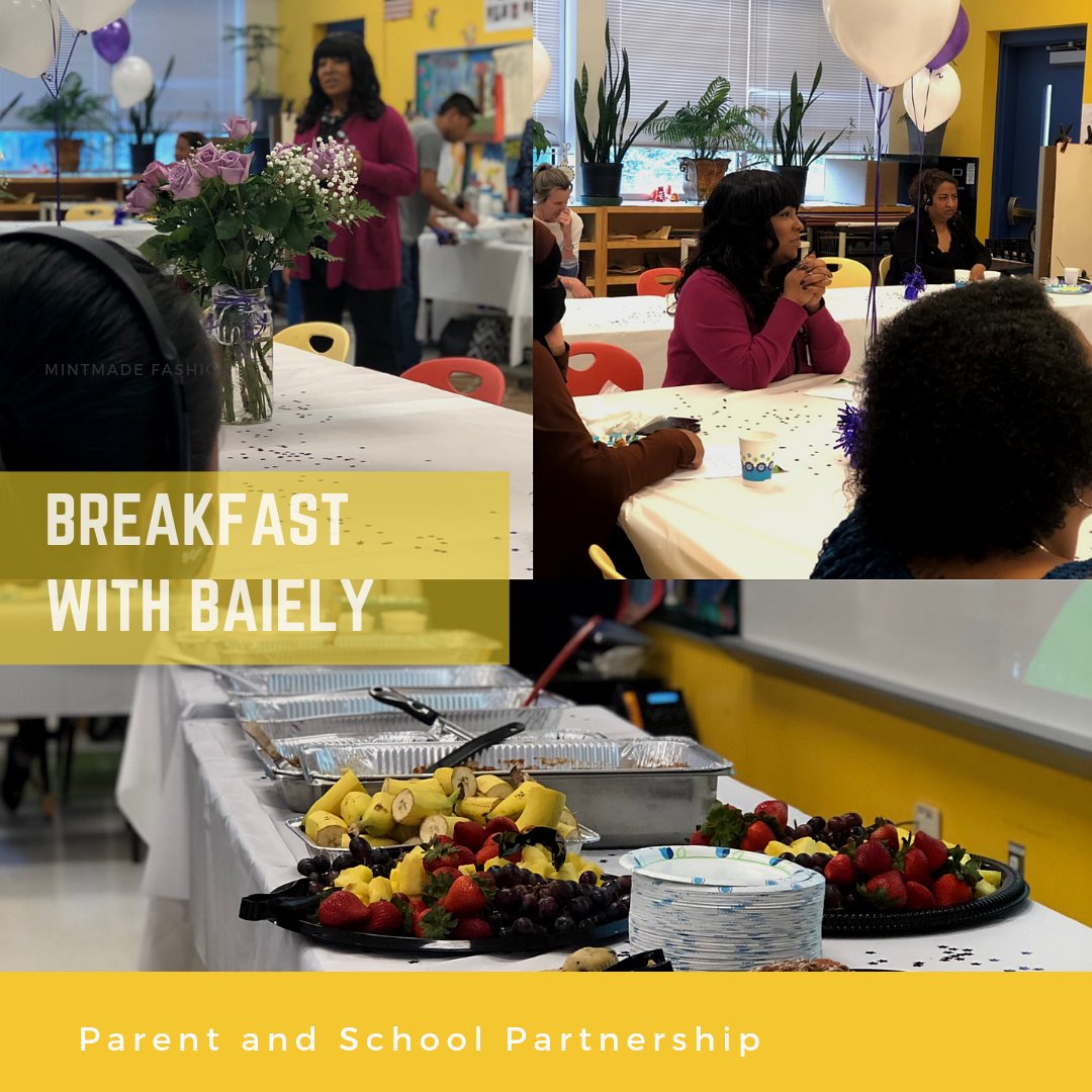 FayStreetElem's tweet photo. Principal Bailey is sharing her heart and a warm nice breakfast with Parents! @drstacydstewart @pmubenga @PublicDurham @DurhamPublicSch #WeAreDps #AllTheWayUp #FSEschool https://t.co/ZywyU6RvUg