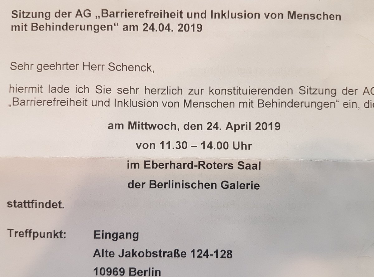 LandesbeiratMmB's tweet photo. Geleitet von StS Dr. Wöhlert fand die konstituierende Sitzung der neuen AG Kultur #barrierefrei von @SenKultEu in @BG_Museum statt, die vorbildlich #barrierefrei für Blinde und Sehbehinderte ist.

Für den @LandesbeiratMmB waren u.a. @buerozander, @Lindebend, @StefanSchenck dabei. https://t.co/0F1GteQtII