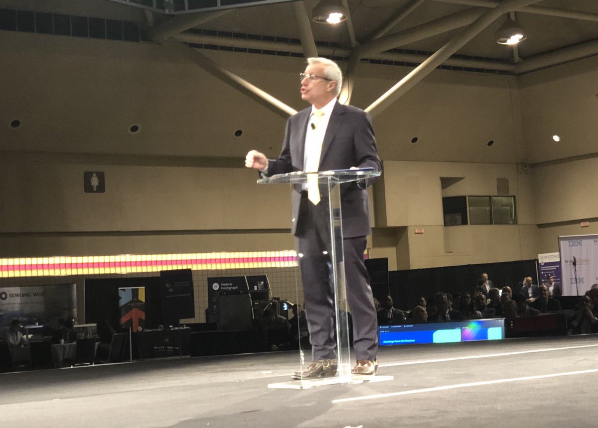 VictorFedeli's tweet photo. Pleased to speak at @rev_global to discuss Ontario’s emerging #blockchain industry. Thanks to @dtapscott of @blockchainRI for brining the world’s leading thinkers and practitioners to Toronto. #brg2019 https://t.co/t3tTotNAKf