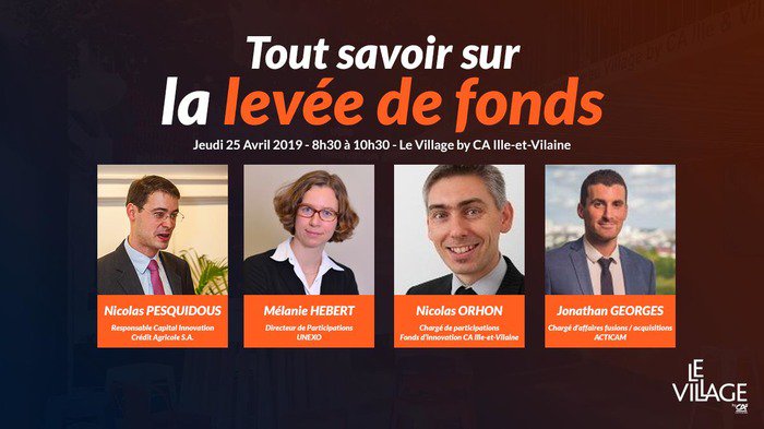 C'est parti pour 2 jours d'entraînement en vue de <a href="/SotB_stmalo/">Startup on the Beach</a>. 
<a href="/fermedirecte/">FERMEDIRECTE</a>, <a href="/SimangoSante/">Simango</a> , <a href="/moovency/">Moovency</a> , <a href="/immTherapy/">Immersive Therapy</a> et @Open_Agora s'entraînent au pitch "Investisseurs" avec les experts <a href="/Credit_Agricole/">Groupe Crédit Agricole</a>.
Suite demain avec un atelier "levée de fonds" : meetup.com/fr-FR/Meetup-V…