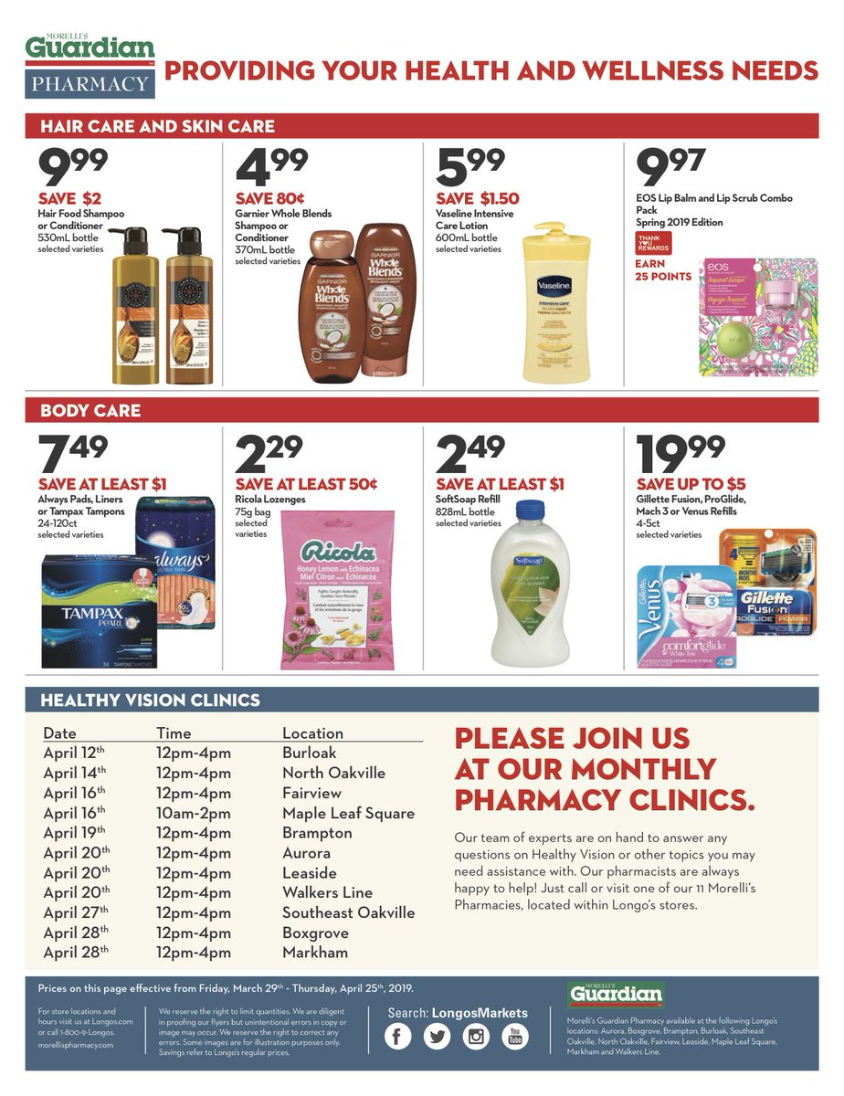 Morelli's Pharmacy (MorellisGTA) Twitter