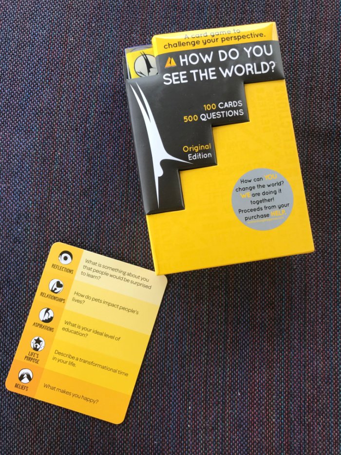 KriskoHale's tweet photo. Come together in a New Way with Others- How Do You See The World? Card Game #HowDoYouSeeTheWorld #AuthenticAgility https://t.co/RvYyuGKwp4 https://t.co/Mq8HLwjnMY