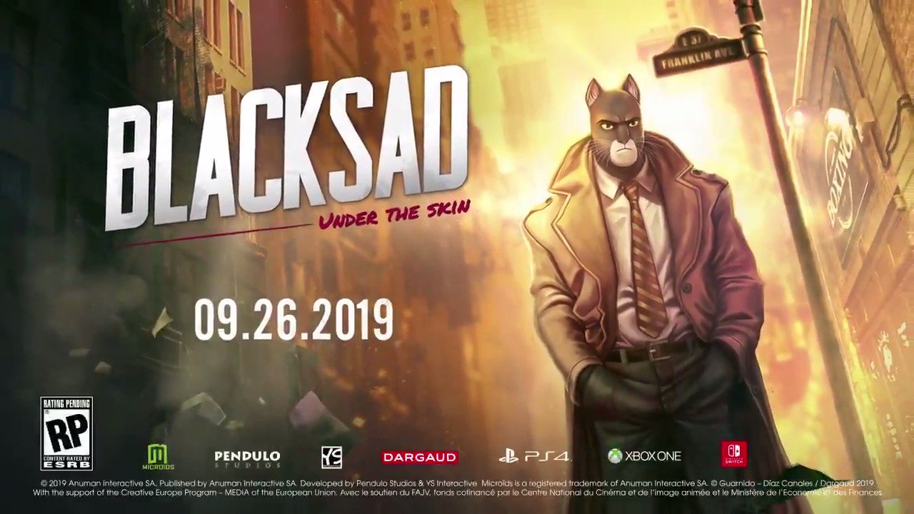 Microids on Twitter: "New York in the 50's, Blacksad investigates the  mysterious disappearance of a boxer in a new adventure on Nintendo Switch,  PlayStation 4, Xbox One, PC and Mac. With @Pendulostudios,