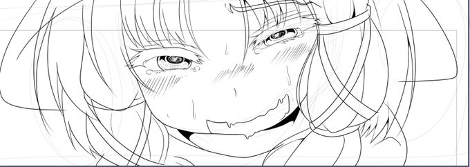 今日中にペン入れ終える予定だったんだけどなぁ・・・
まだなかなか終わりそうにないです・・ 