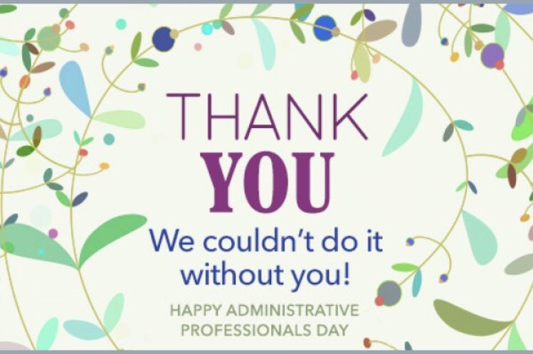 NovusRehab's tweet photo. From our Administrative staff here at Novus, THANK YOU to all the other Administrative guys &amp; gals! Our days run smoother because of you!! https://t.co/PMU4j7Q8Zg
