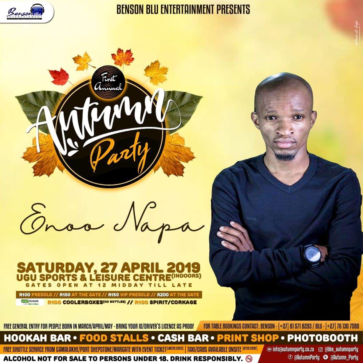 enoonapa's tweet photo. My Friday &amp; Saturday. Will be @ViewsatTwenty5 on Friday. Saturday 1st stop is Magabheni for @CoastalMusicEx2 and close it off with the @Autumn_Party in Margate (Ugu Sports And Leisure Centre) https://t.co/9JOO6TlKfV