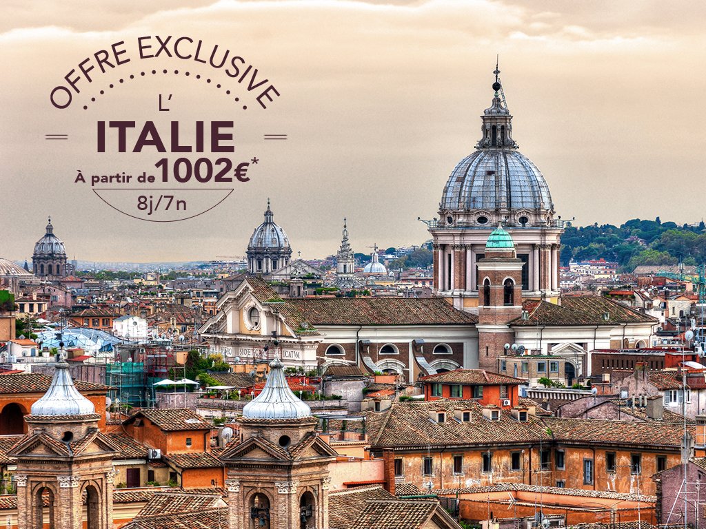 Circuit en Italie à partir de 1002€ par personne !