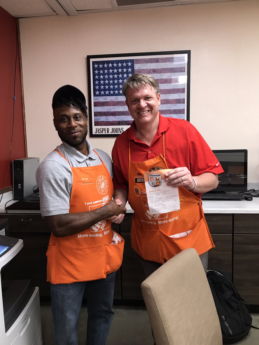 So proud of newly promoted DH Hines at 131.  He understands shelf maintenance says DM Keith Tovey!!