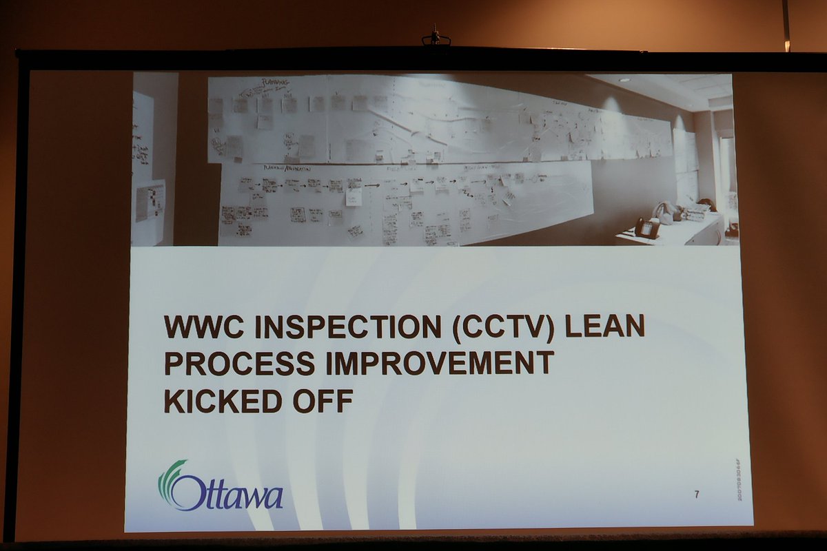 KeshwerPatel's tweet photo. Listening to Scott Gray, graduate of @UWaterloo presenting experience from City of Ottawa @CdnLeanSummit on using Lean principles w water services #cdnleansummit https://t.co/5HqEhJUu5x
