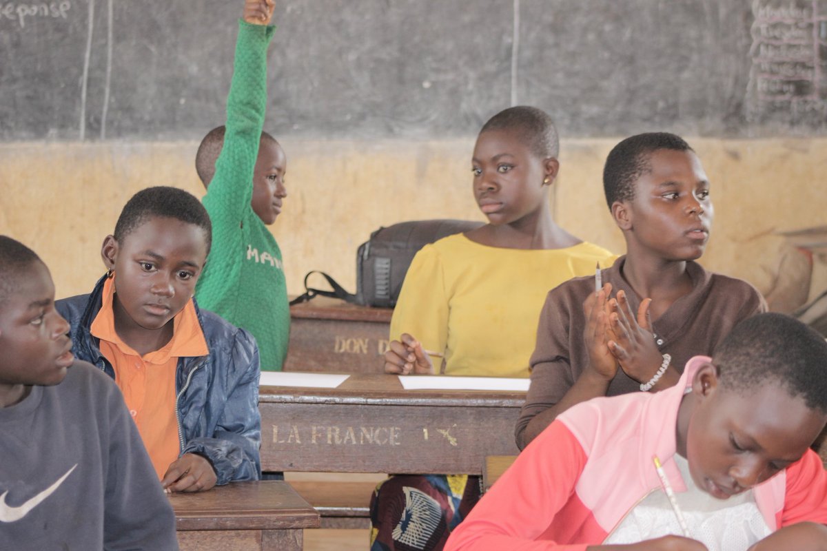 During one of our workshop which we used Art to express"who am I" Bih five years old  said  I want to become a nurse When I ask why I want to safe lives in times of crisis like the one in the NW and SW region of Cameroun and to assist pregnantwomen" <a href="/UN/">United Nations</a> @UNICEFEducation@unwomen