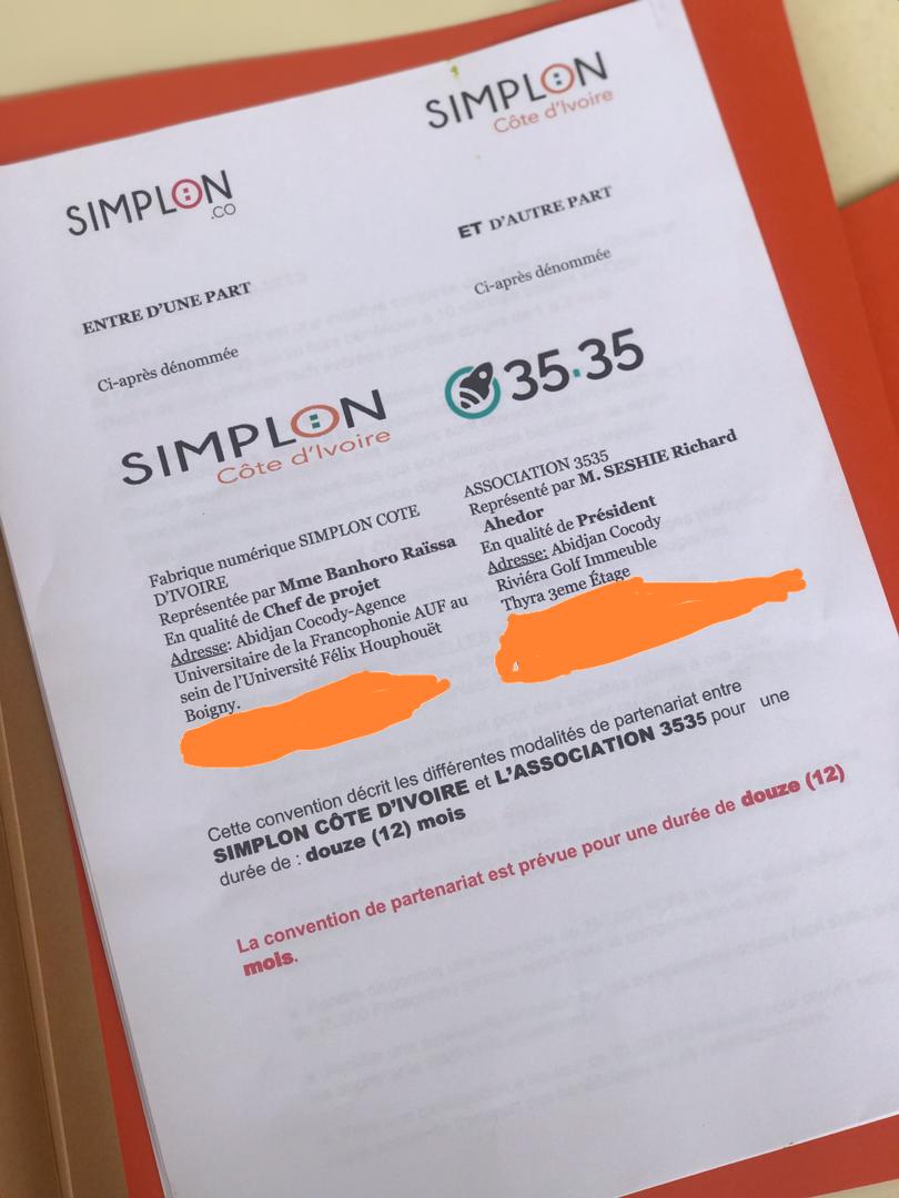 Simplon Côte d’Ivoire tweet media
