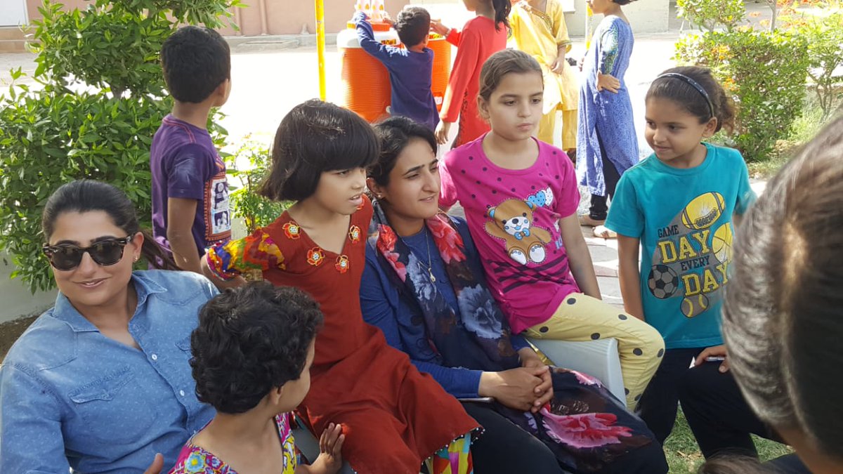 iamqadirkhawaja's tweet photo. Pakistan Women squad visited the SOS Village  Karachi
@TheRealPCB
@WomenCricketPak @WomensCricZone @mir_sana05 @maroof_bismah @iramkhan210 #PCBW https://t.co/h8MJkzMOBZ