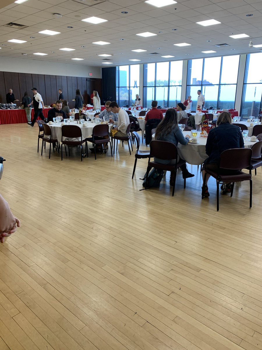 Don’t forget to stop by the MU Sun Room before 10:30 AM for Grad Breakfast! #isuseniors2019