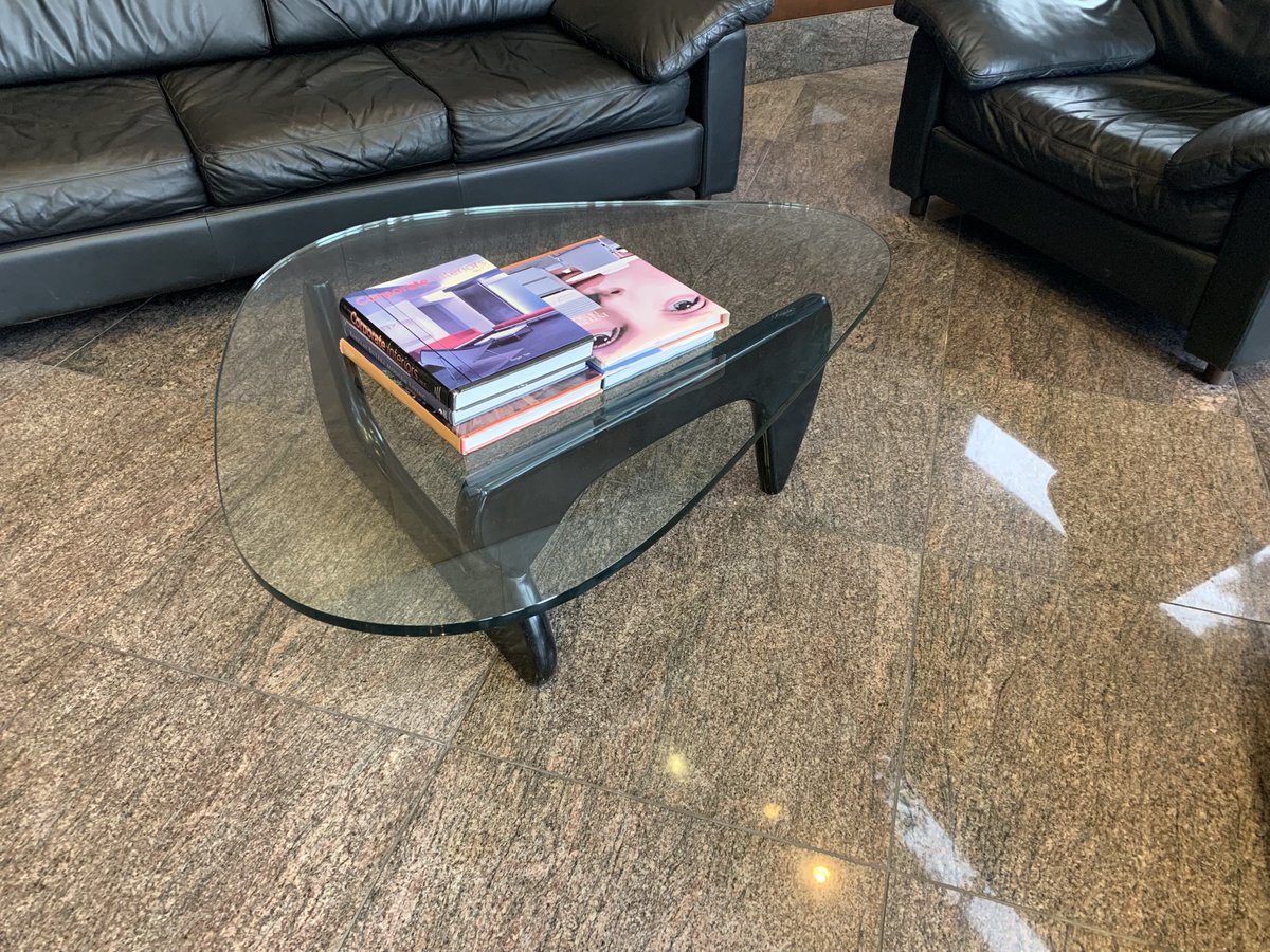 __EmptyJay's tweet photo. Today I learned from @99piorg that @mdcwall inherited an iconic Noguchi coffee table from the previous owners of our building. https://t.co/K3b9EVE0pg
