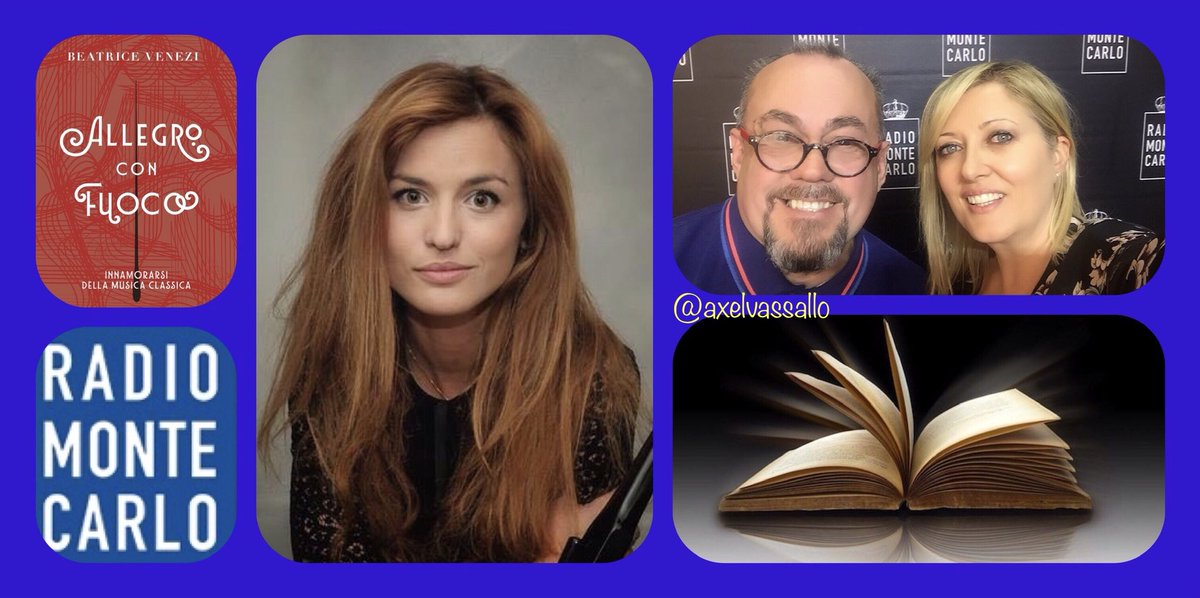 axelvassallo's tweet photo. La musica classica è per tutti! È il plot di un bel libro vendutissimo in libreria #AllegroconFuoco edito da @DeAPlanetaLibri L’autrice la dir.d’orchestra #BeatriceVenezi ospite di @rmc_official con @rosariarenna e #MaxVenegoni domani h 11:00 #Sintonizziamoci! https://t.co/Gb2RExo7if