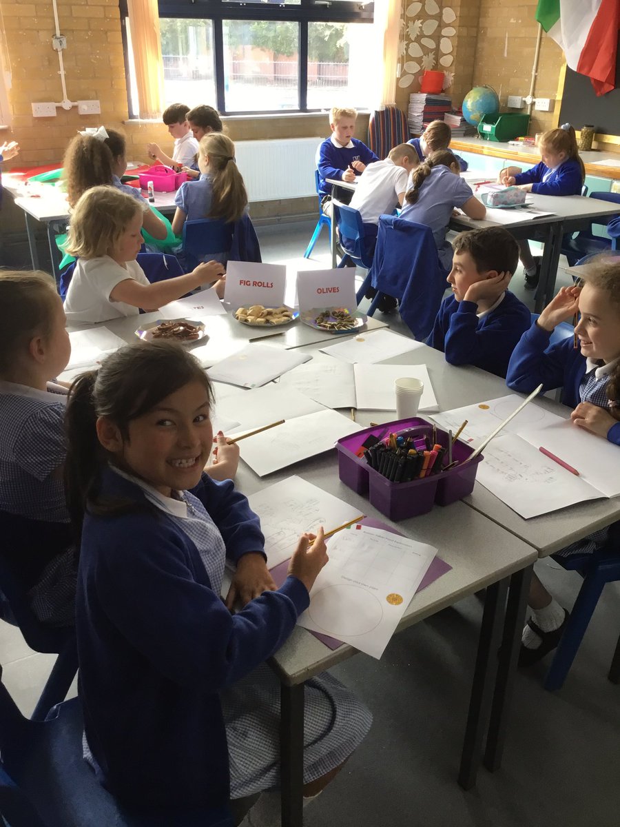 st_michaels_ham's tweet image. Brilliant afternoon in 4X having a go at a carousel of Roman activities. From food tasting to laurel wreath making to time-lining key events #primaryfun #handsonhistory #topichook
