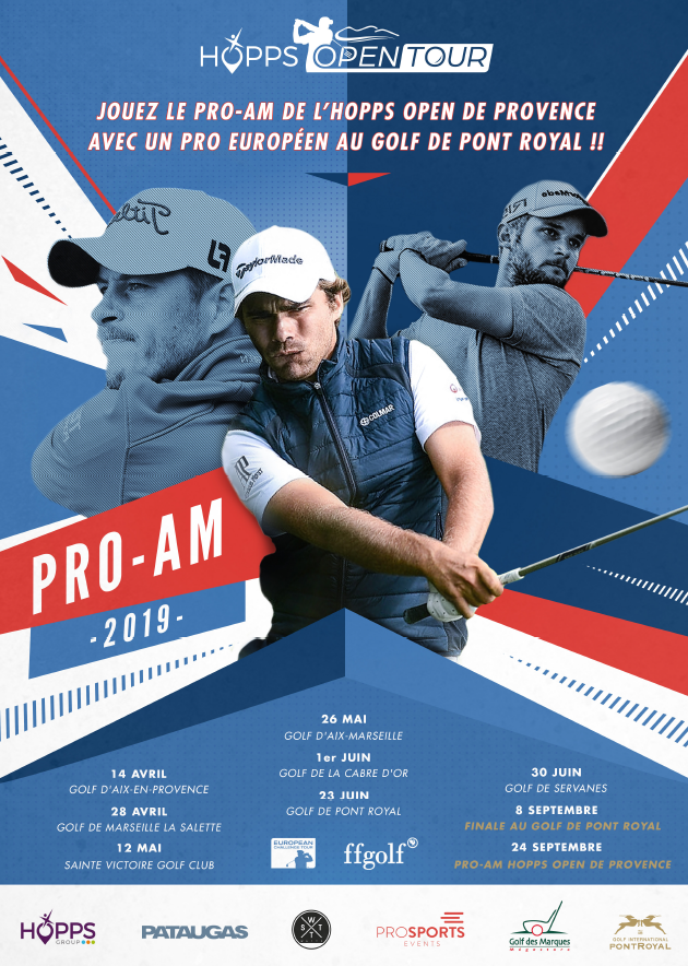 ❗️Gagnez votre place pour le Pro-Am de l' HOPPS Open de Provence 2019 ❗️
N'hésitez pas à tenter votre chance 💪🏽
La seconde étape se déroule au Golf de Marseille La Salette le dimanche 28 Avril.
Informations et inscriptions auprès de l'accueil du golf :
04.91.27.12.16