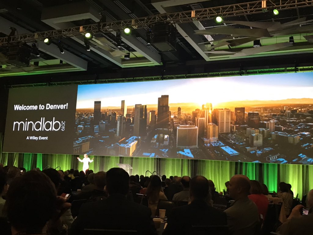 KayRoye's tweet photo. So excited for the start of #MindLab2019! Kicking it off by attending the welcome session hosted by @juliekstraw. #wiley #Leadtothemax https://t.co/Ia7leuykOM
