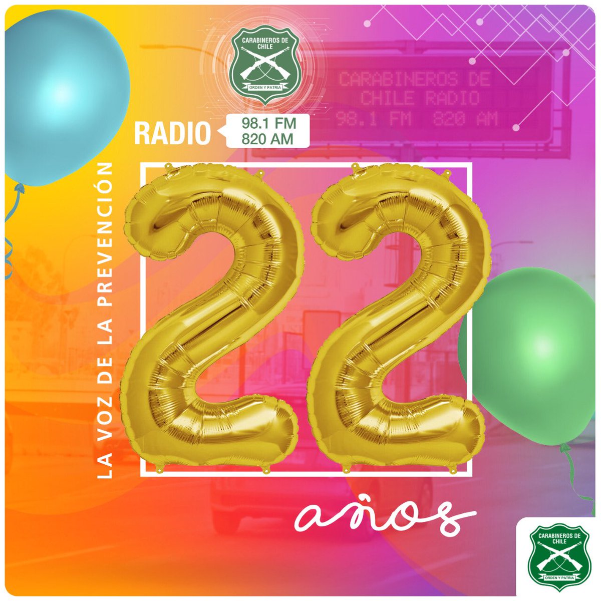 radiocarab's tweet photo. ¡Feliz Aniversario! https://t.co/30xL8mKgzB
