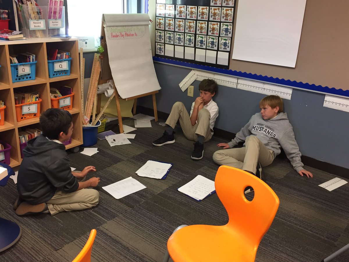 lintnermustangs's tweet photo. G4 students rehearse their writing. https://t.co/wTMxJ9muo3