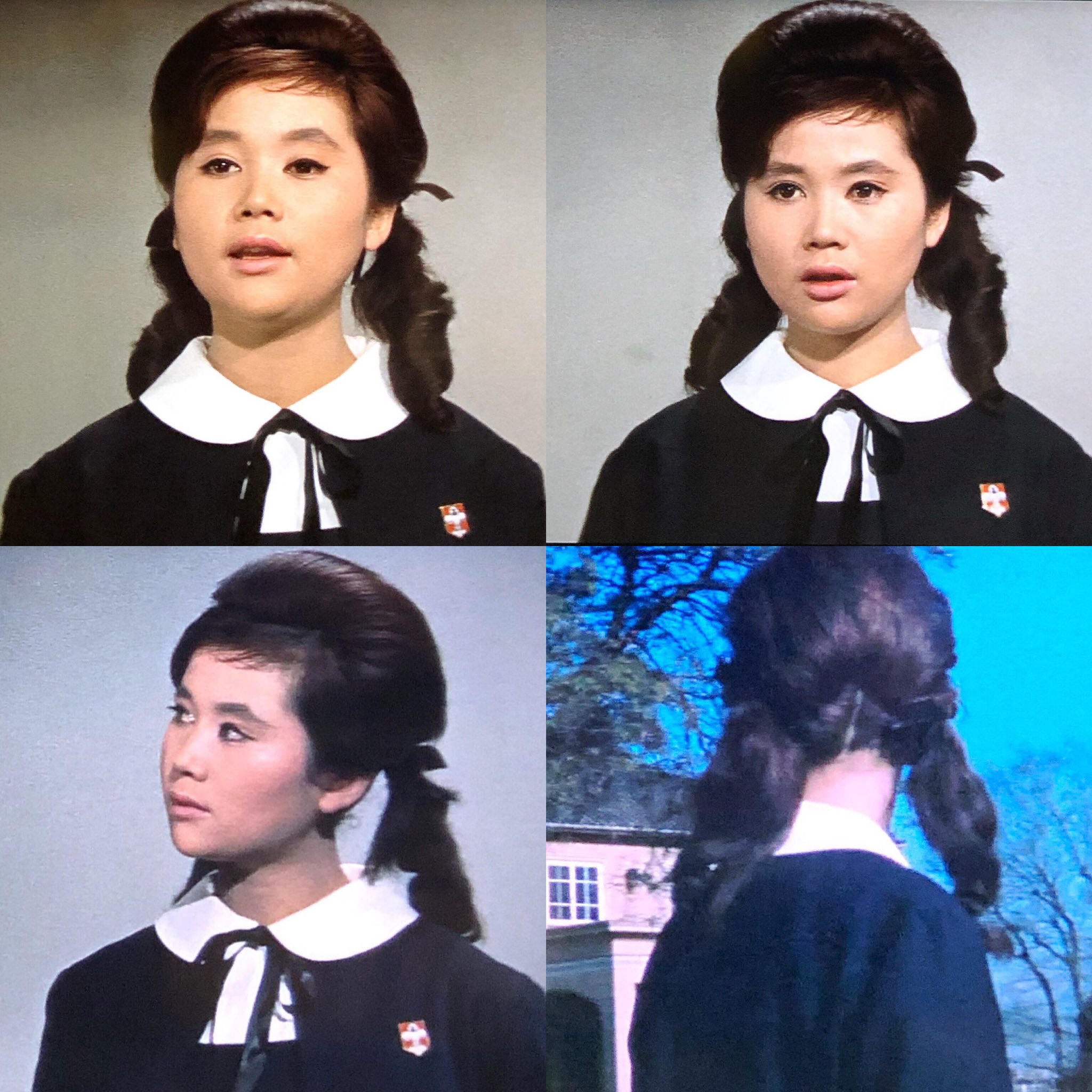 井嶋ナギ 川島雄三 接吻泥棒 1960 団令子の髪型が 完全に ひみつのアッコちゃん だった 可愛い 子供の頃 サザエさんの髪型と並んで あの髪型は何 と思ったものだが 1960年代の流行だったのだ 上下で髪をブロッキングし 下の髪は 井嶋ナギ 川島雄三 接吻泥棒 1960 団令子の髪型が 完全に ひみつのアッコちゃん だった 可愛い 子供の頃 サザエさんの髪型と並んで あの髪型は何 と思ったものだが 1960年代の流行だったのだ 上下で髪をブロッキングし 下の髪は