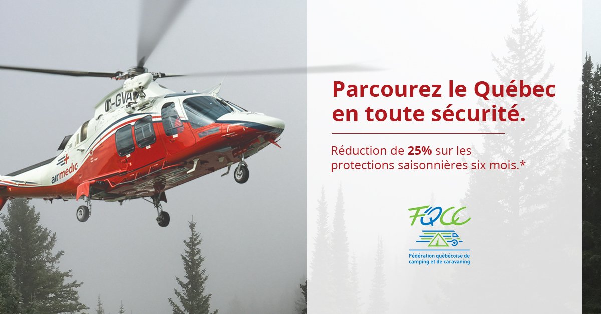 AIRMEDICQC's tweet photo. #FQCC est fière de compter Airmedic parmi ses partenaires dans le cadre de son «Programme Avantages Membre». À compter d'aujourd'hui, ses membres pourront bénéficier de 25% de rabais sur des protections saisonnières de 6 mois. https://t.co/ZskERw2gZz