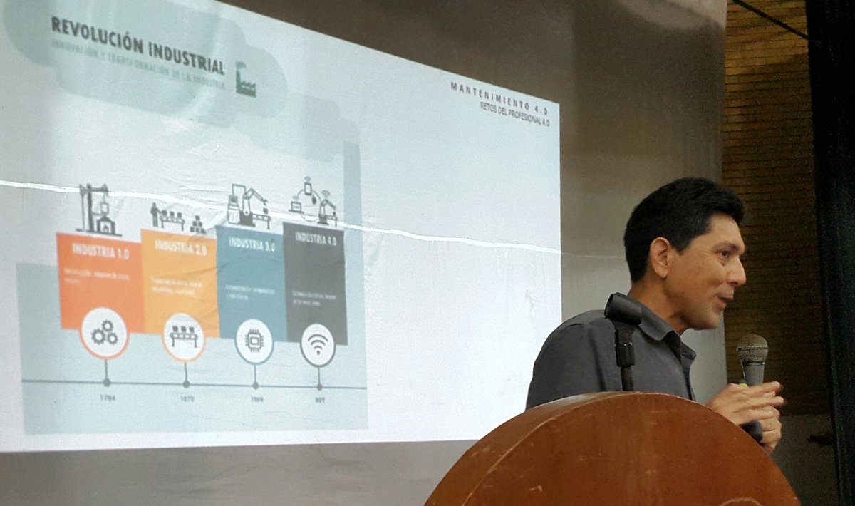 AVEPMCO's tweet photo. En este momento nuestro Director David Trocel hace su presentación "Mantenimiento 4.0" para la comunidad estudiantil de la Universidad de Oriente (UDO) @CONFIABILITIPS @Academiadeconf https://t.co/7VdPDXuDXr