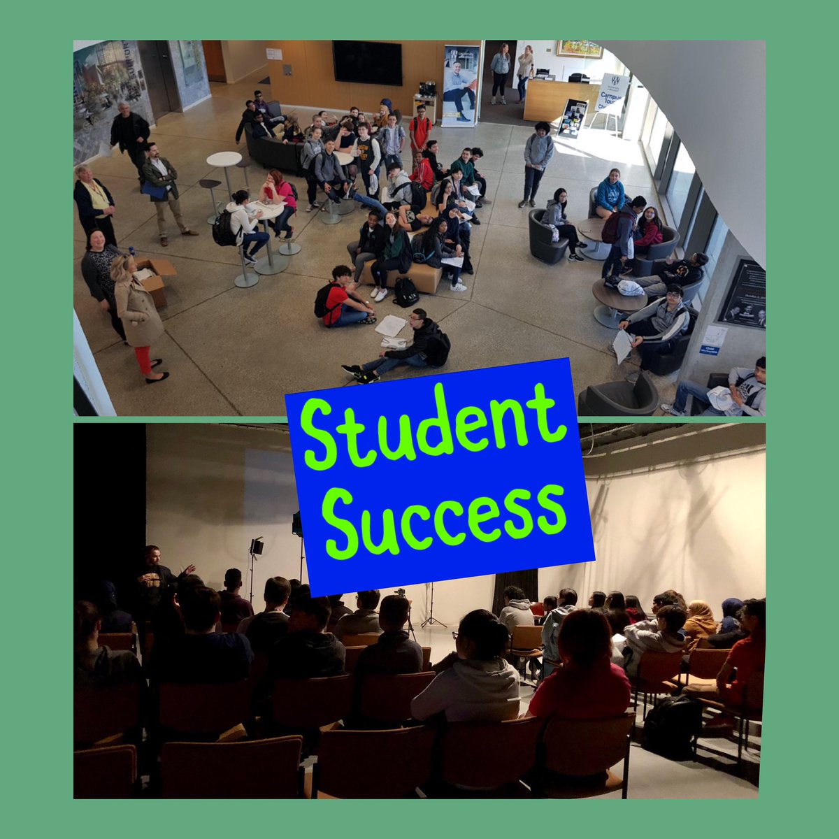 gecdsbss's tweet photo. Students taking Career Studies at Massey are @UWindsor doing hands-on learning in studio- scenes from Harry Potter- acting, lighting, set direction, camera angles...so cool!🤩
#communicationmediafilm 
@vickihouston66 @gecdsbpro 
#SWExperientialLearning #pathwaysplanning @gecdsbss https://t.co/vZCOaLYaiZ