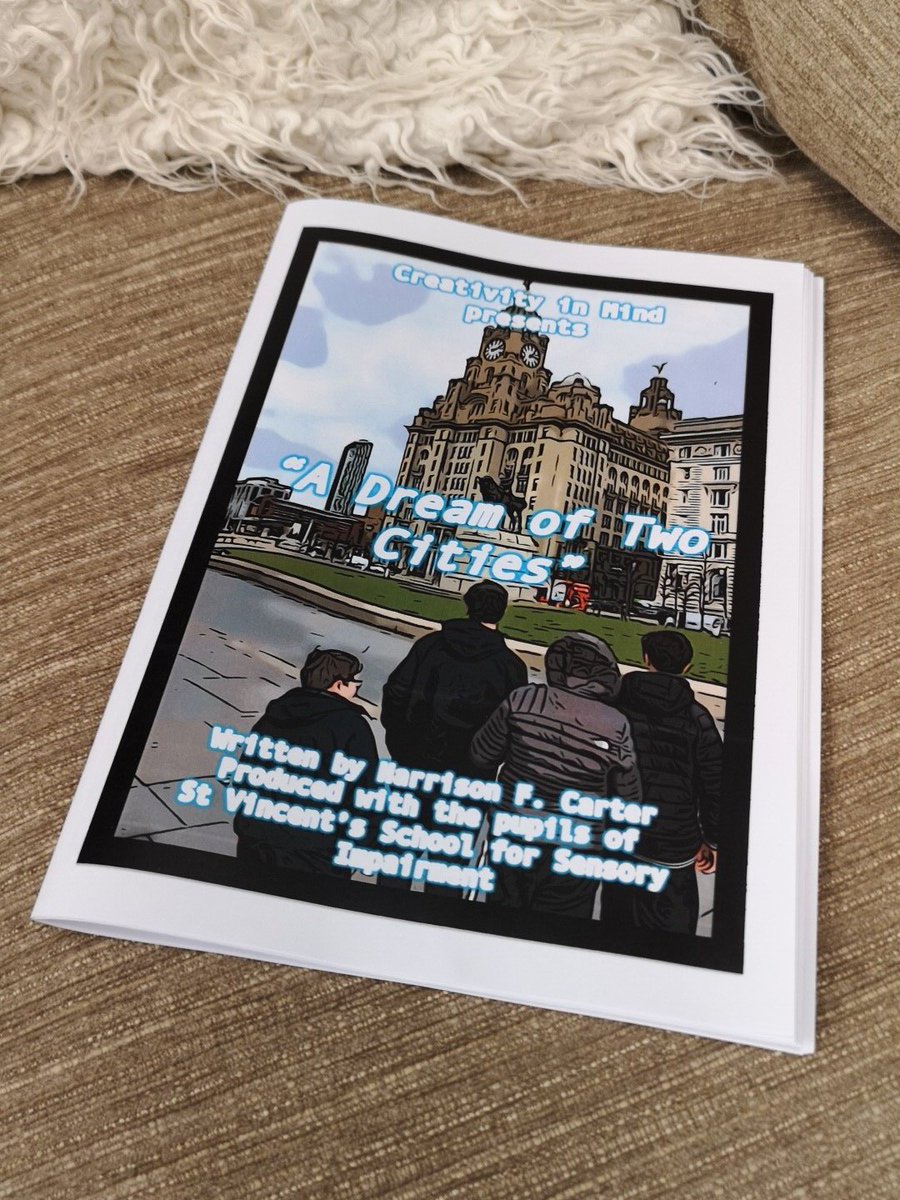 Happy to receive copies of our finished comic book - 'A Dream of Two Cities'. Copies are available at St Vincent's School for Sensory Impairment. A digital copy is also available to read online at: anyflip.com/cwaw/irbj/. We hope you enjoy it 🙂@InCreativeMind <a href="/StVincentsL12/">St. Vincent's School</a>